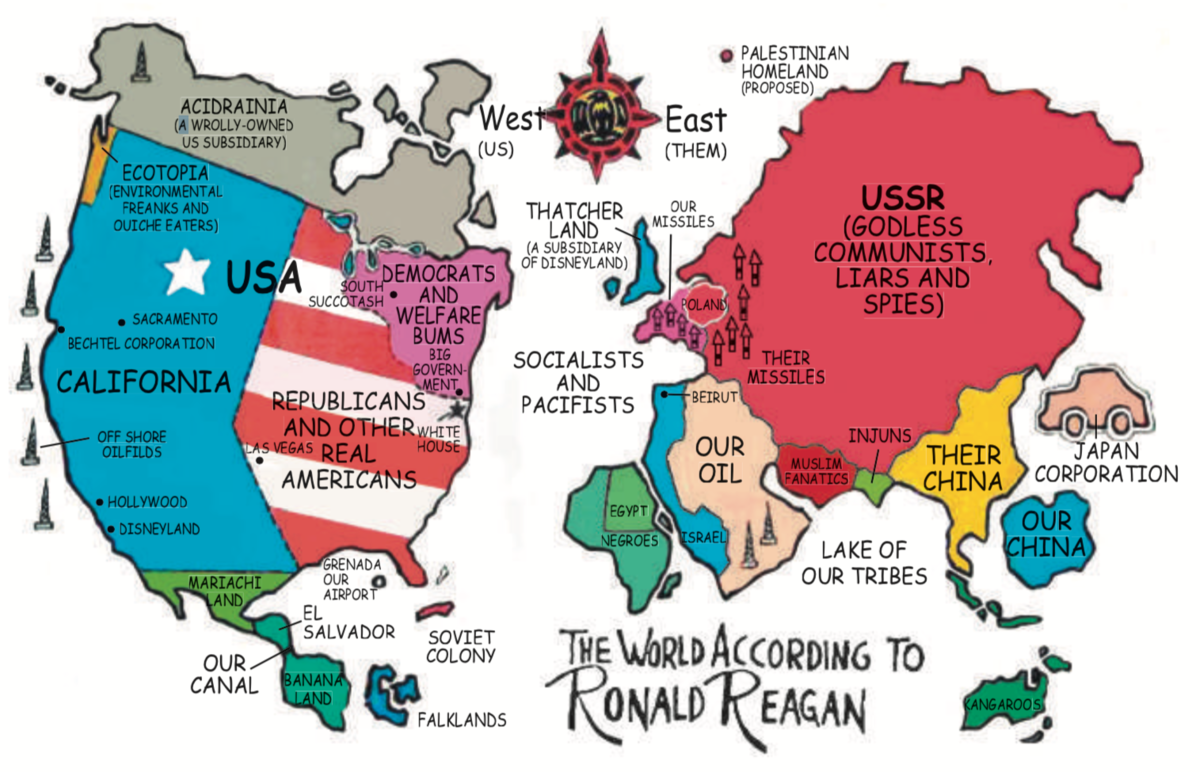 Американская карта мира