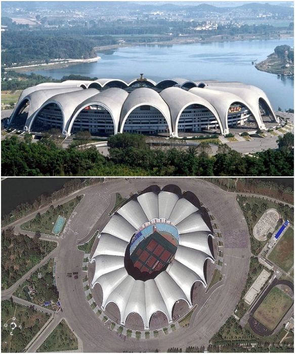 «Стадион Первого Мая» является самым большим по вместительности стадионом мира (Пхеньян, КНДР). | Фото: budport.com.ua/ orangesmile.com.