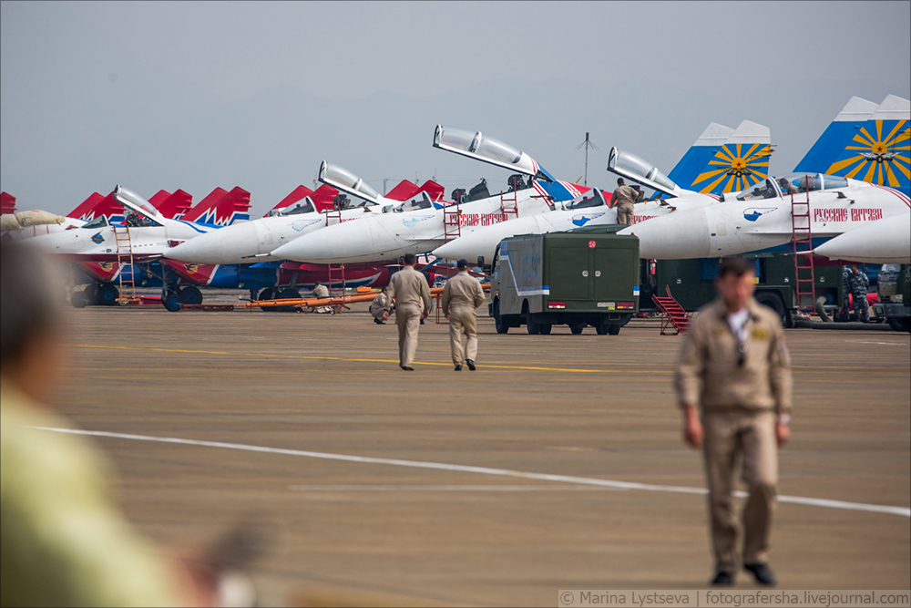 Русские витязи и Стрижи на China Airshow 2016