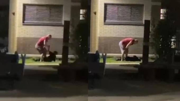 Момент избиения / Фото: 