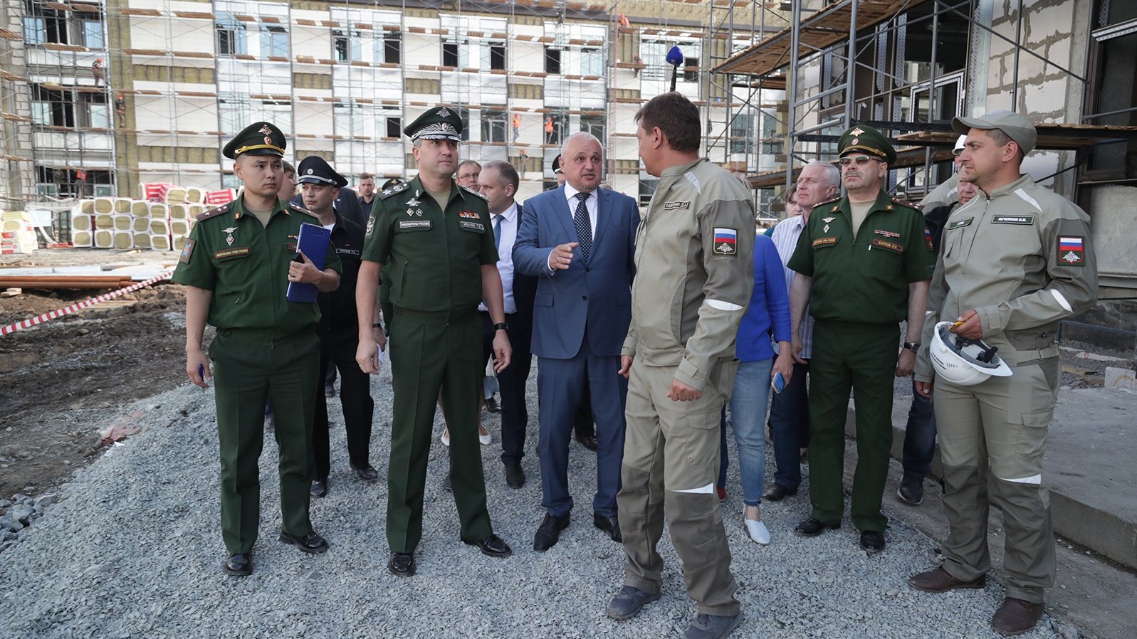 Минобороны РФ рассказало о ходе строительства президентского кадетского училища в Кемерово