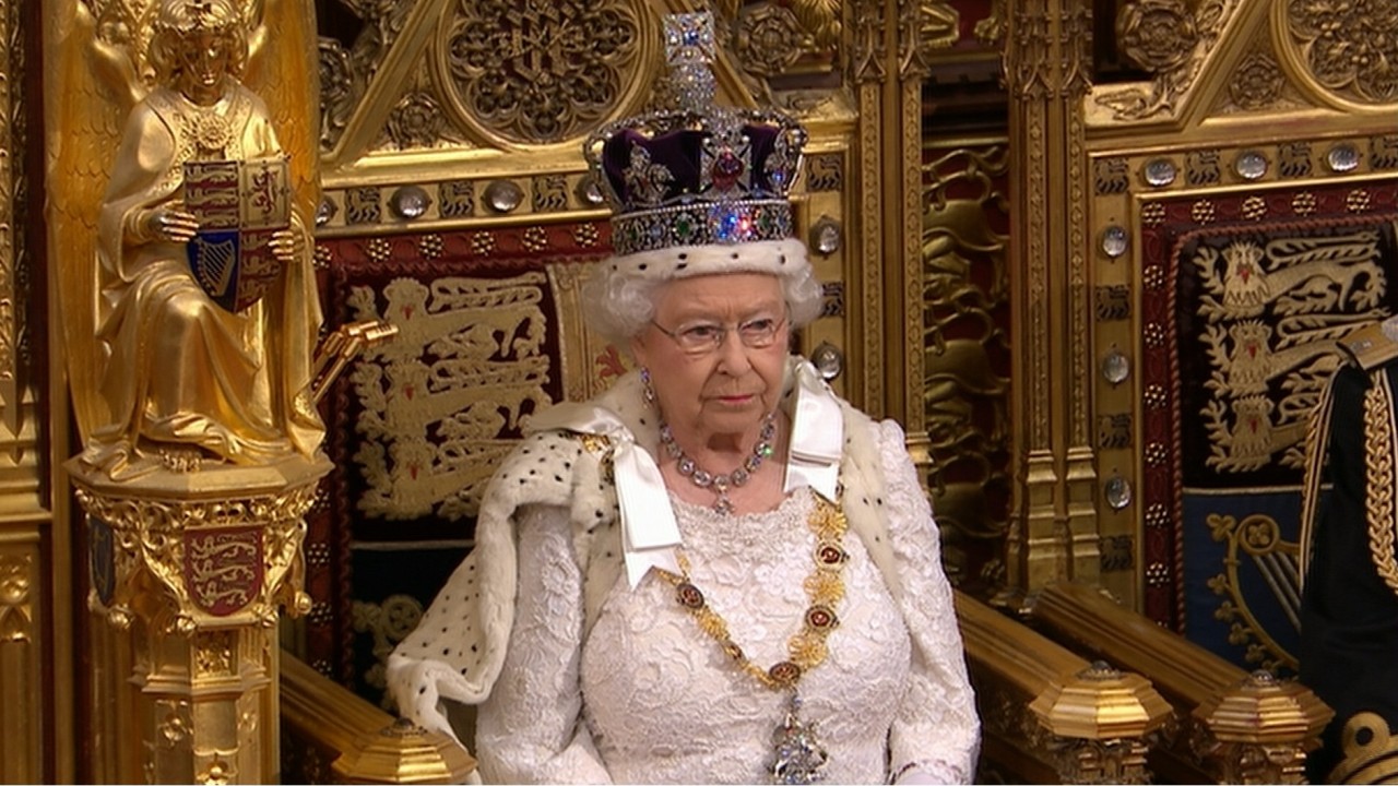 Трон королевы великобритании