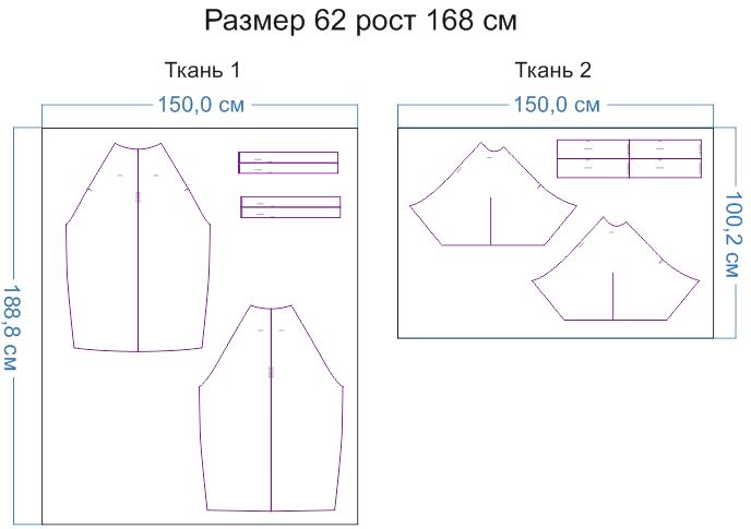 Выкройка платья-баллон с рукавом реглан женские хобби