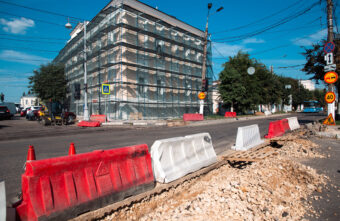 Обновленные улицы старого города: В центре Твери идут дорожные работы