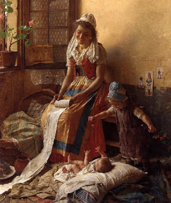 Мир детства XIX века на картинах Гаэтано Чиерици, за которые сегодня выкладывают баснословные суммы на аукционах﻿ 