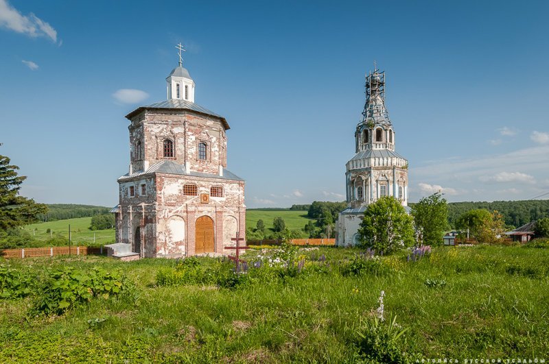 9) Спасский храм в усадьбе Уборы путешествия, факты, фото