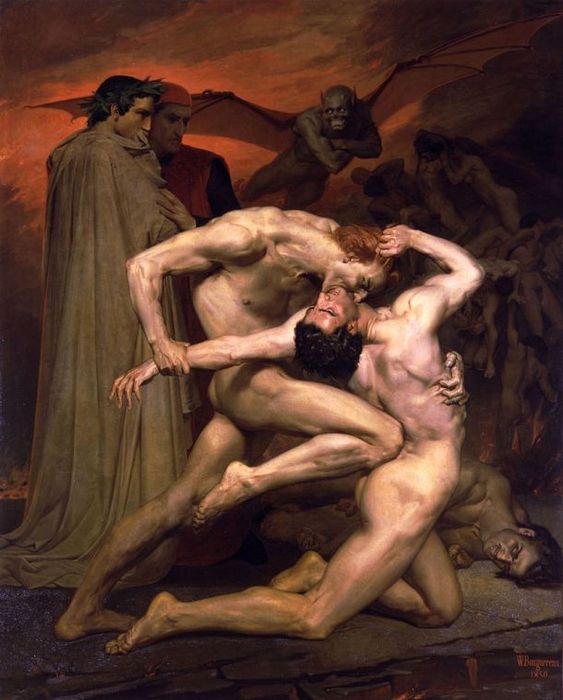 «Данте и Вергилий в аду» картина, художник