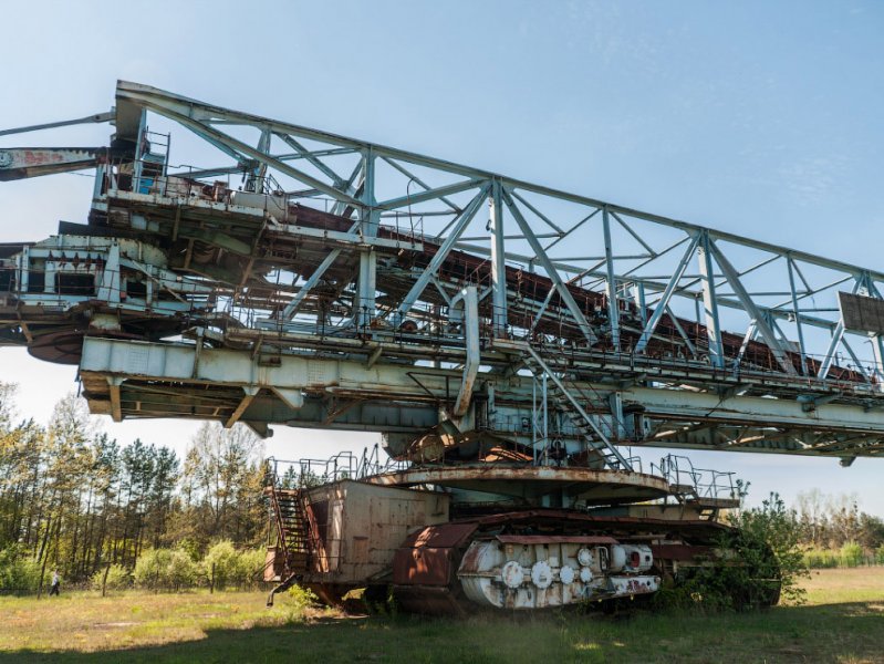 Гигантский заброшенный экскаватор Bagger 258 Bagger 258, авто, германия, ковш, роторный экскаватор, техника, фото, экскаватор