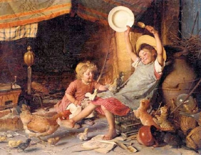 Мир детства XIX века на картинах Гаэтано Чиерици, за которые сегодня выкладывают баснословные суммы на аукционах﻿ 