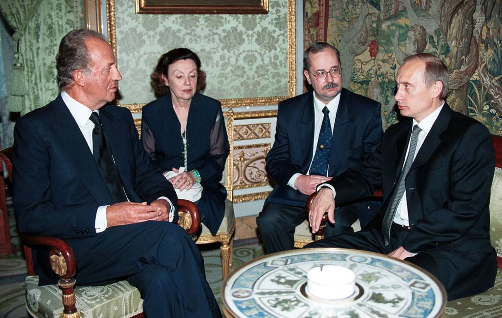 Во время встречи короля Испании Хуана Карлоса с президентом России Владимиром Путиным, 2000 год Владимир Родионов и Сергей Величкин/ТАСС