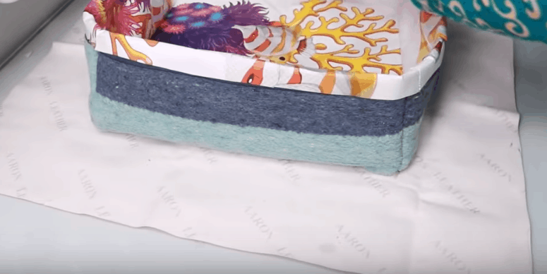 Практичная корзинка-органайзер для белья из ничего домашний очаг