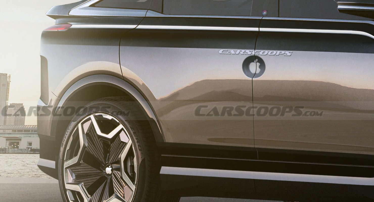 Представлены рендерные изображения электрокара Apple iCar