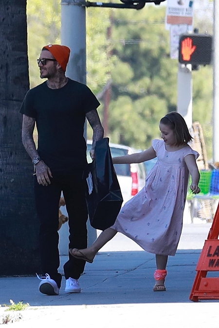 Леди Босс: Харпер и Дэвид Бекхэм на шопинге в Лос-Анджелесе Дети,Дети знаменитостей