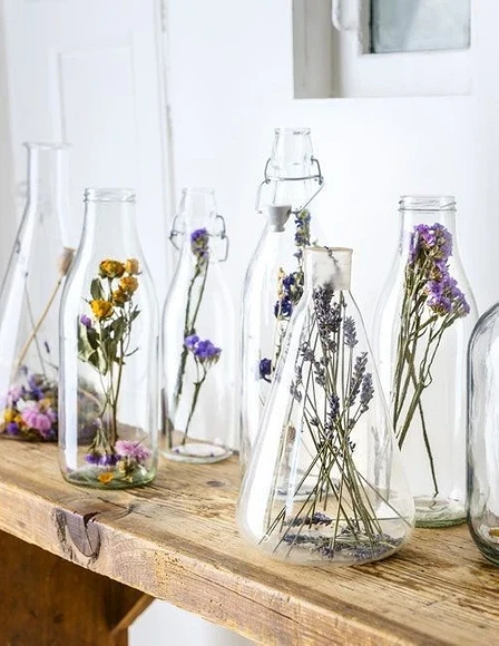 Сухоцветы в интерьере: 9 интересных идей для вашего дома