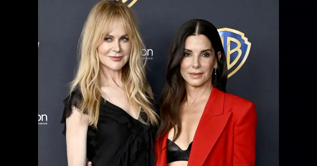 Николь Кидман и Сандра Буллок воссоединились на презентации продолжения фильма "Практическая магия" спустя 28 лет после выхода ленты