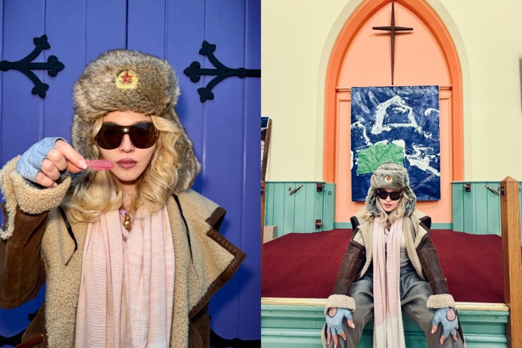 Мадонна в шапке-ушанке с красной звездой вызвала гнев украинцев