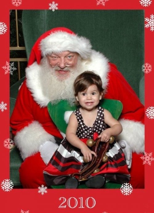 Жуткие и нелепые фотографии с Сантой Жуткие и нелепые фотографии с Сантой