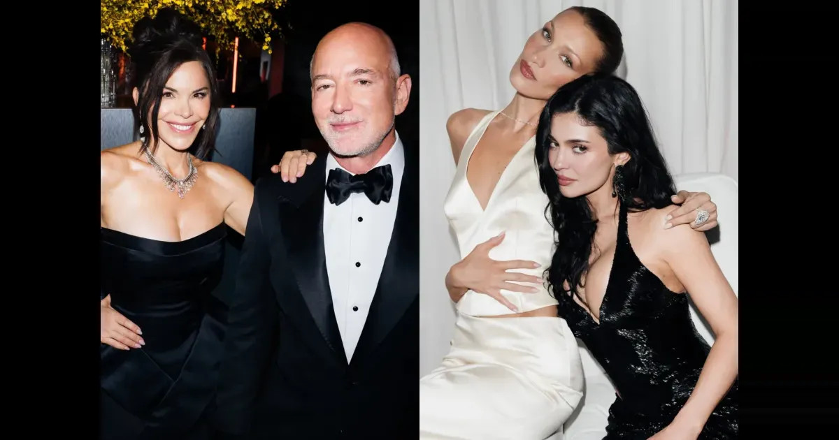 Российский фотограф Герман Ларкин показал, как Джефф Безос, Лорен Санчес, Николь Кидман, Хейли Бибер, семья Кардашьян и другие звёзды повеселились на афтепати "Оскара"