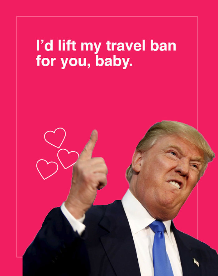 Trump Valentine's Day Cards