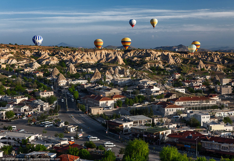 Полетаем над Каппадокией на воздушном шаре? воздушные шары,Каппадокия,Турция