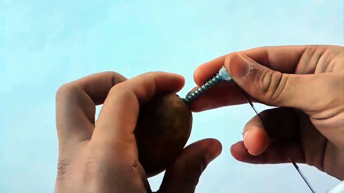 Как сделать простой нож для нарезки картофеля спиралью домоводство,сделай сам,спиральный нож