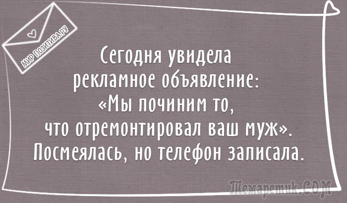 С юмором о семейной жизни С юмором о семейной жизни