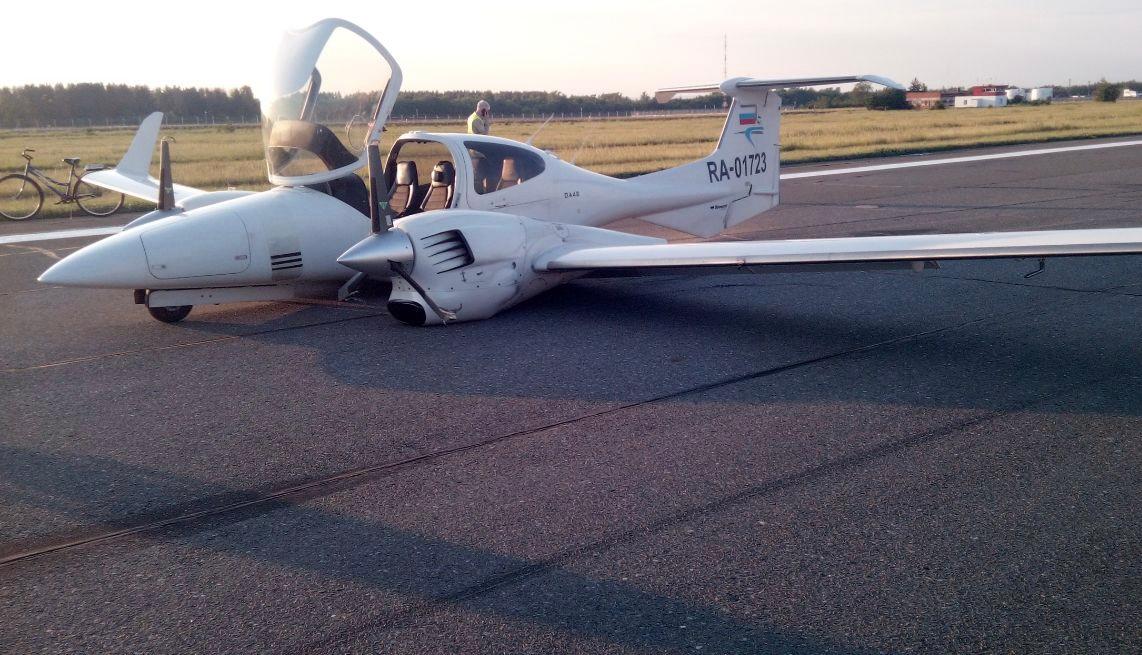 В Татарстане самолёт сел на днище из-за ошибки пилота