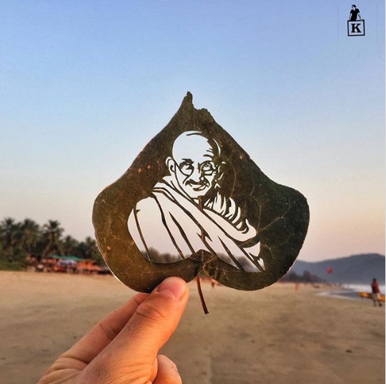 Резьба по листьям - новая форма искусства, которая завораживает 