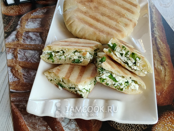 Пита с творогом, рецепт с фото