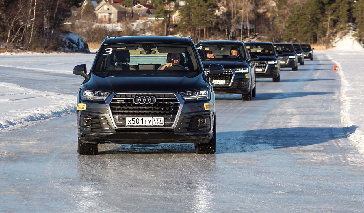 Уроки экстремального вождения на Audi Q7: спасибо, что живой