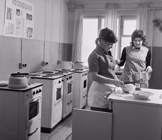 Как советские женщины жили в общежитиях СССР, женщины, общежитие, советский союз, фото