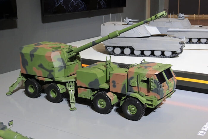 Модель колесной версии K9MH