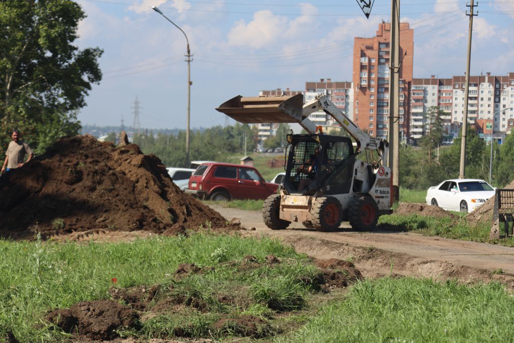 В Братске обустроят сквер в Энергетике до конца сентября