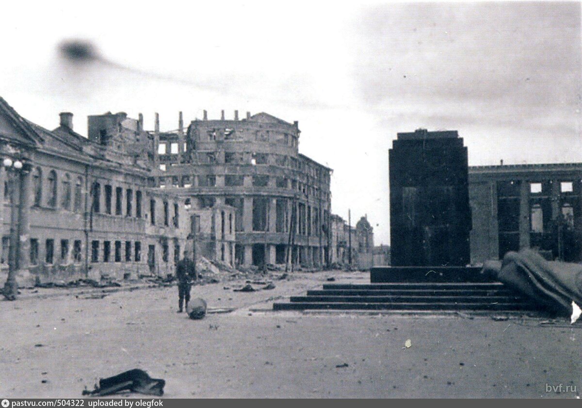 Воронеж - был одним из самых разрушенных городов.