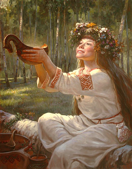 Славянская мифология и персонажи. Современный художник Андрей Шишкин живопись