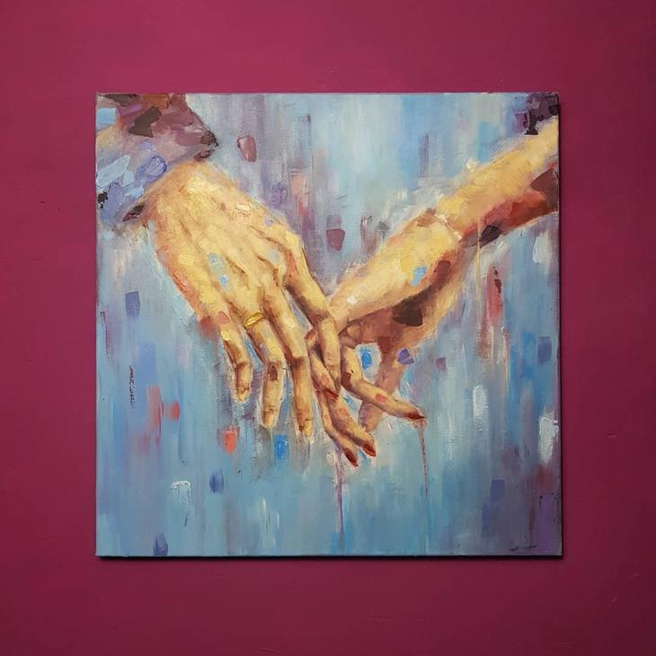 Картины от сердца: девушка из Белоруссии рисует картины грудью, и даже сделала портрет Лукашенко Картины от сердца: девушка из Белоруссии рисует картины грудью, и даже сделала портрет Лукашенко