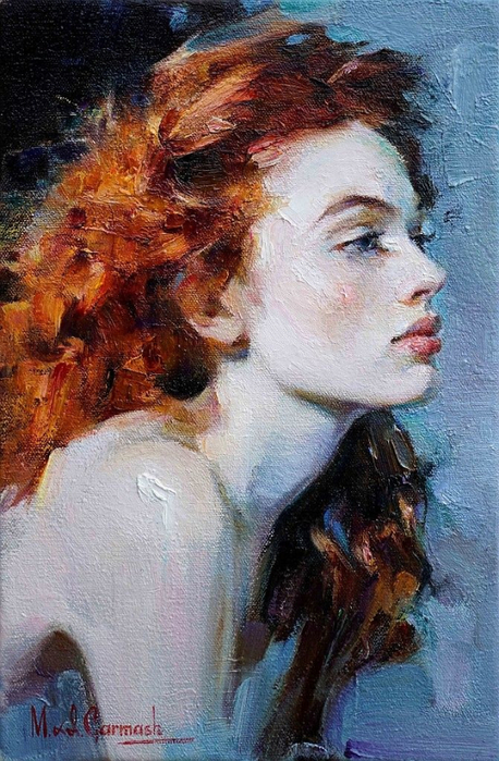 И как её за это не любить..? Michael & Inessa Garmash Живопись