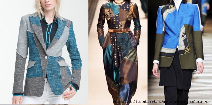 Одежда пэчворк - идеи от модных дизайнеров женские хобби