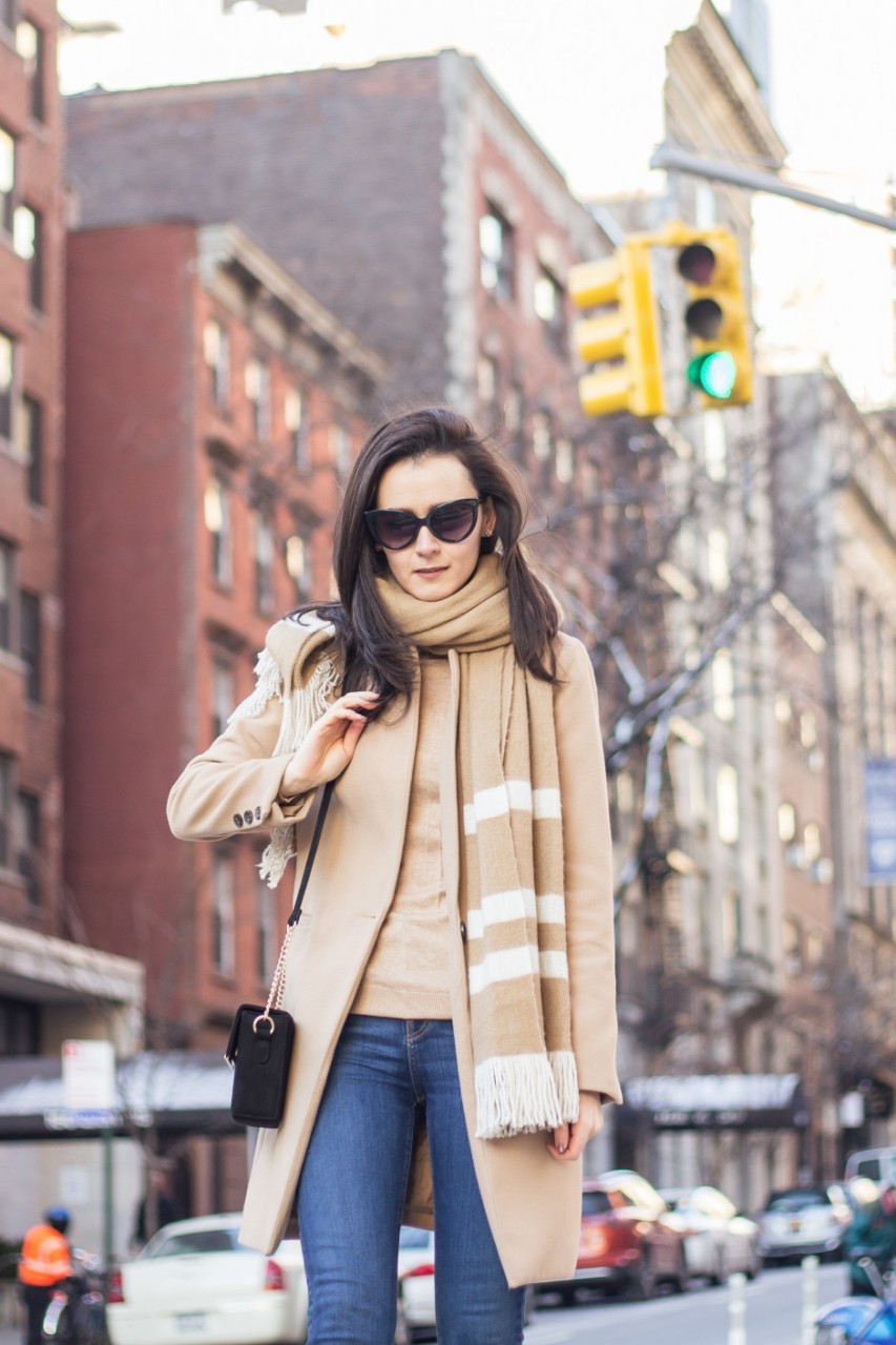 NYC Blogger: Setting goals and wearing camel with camel 8