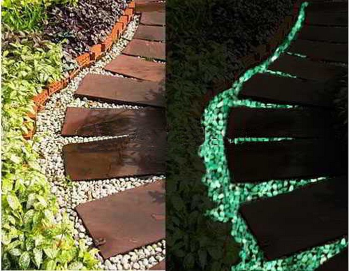 Садовое сияние: как сделать светящуюся дорожку в саду