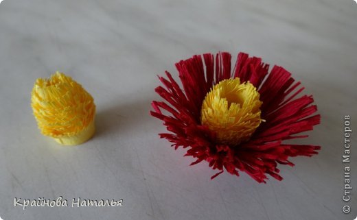 Мастер-класс Поделки электрические Флористика искусственная День рождения Бумагопластика Моделирование конструирование МК МАГНОЛИИ в технике кристальных цветов Бумага гофрированная фото 8