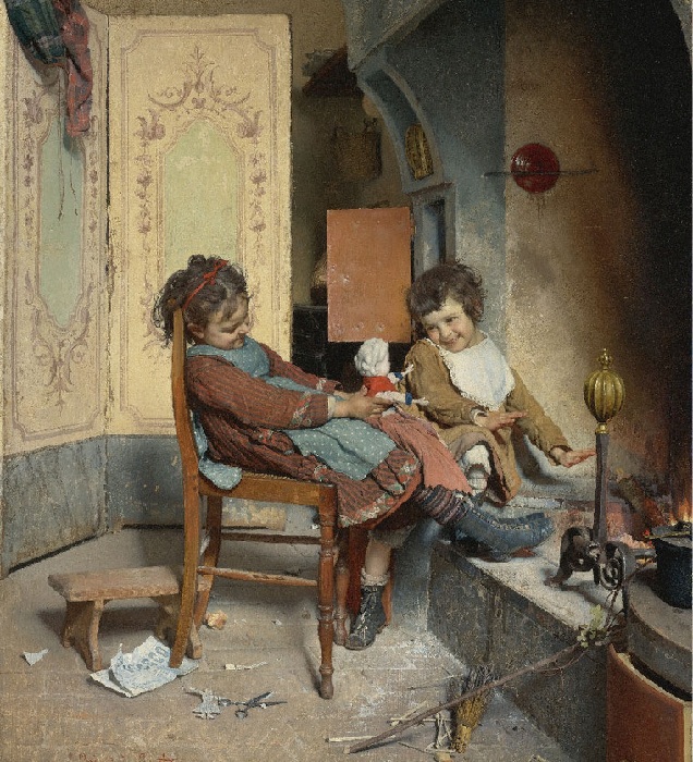 Мир детства XIX века на картинах Гаэтано Чиерици, за которые сегодня выкладывают баснословные суммы на аукционах﻿ 
