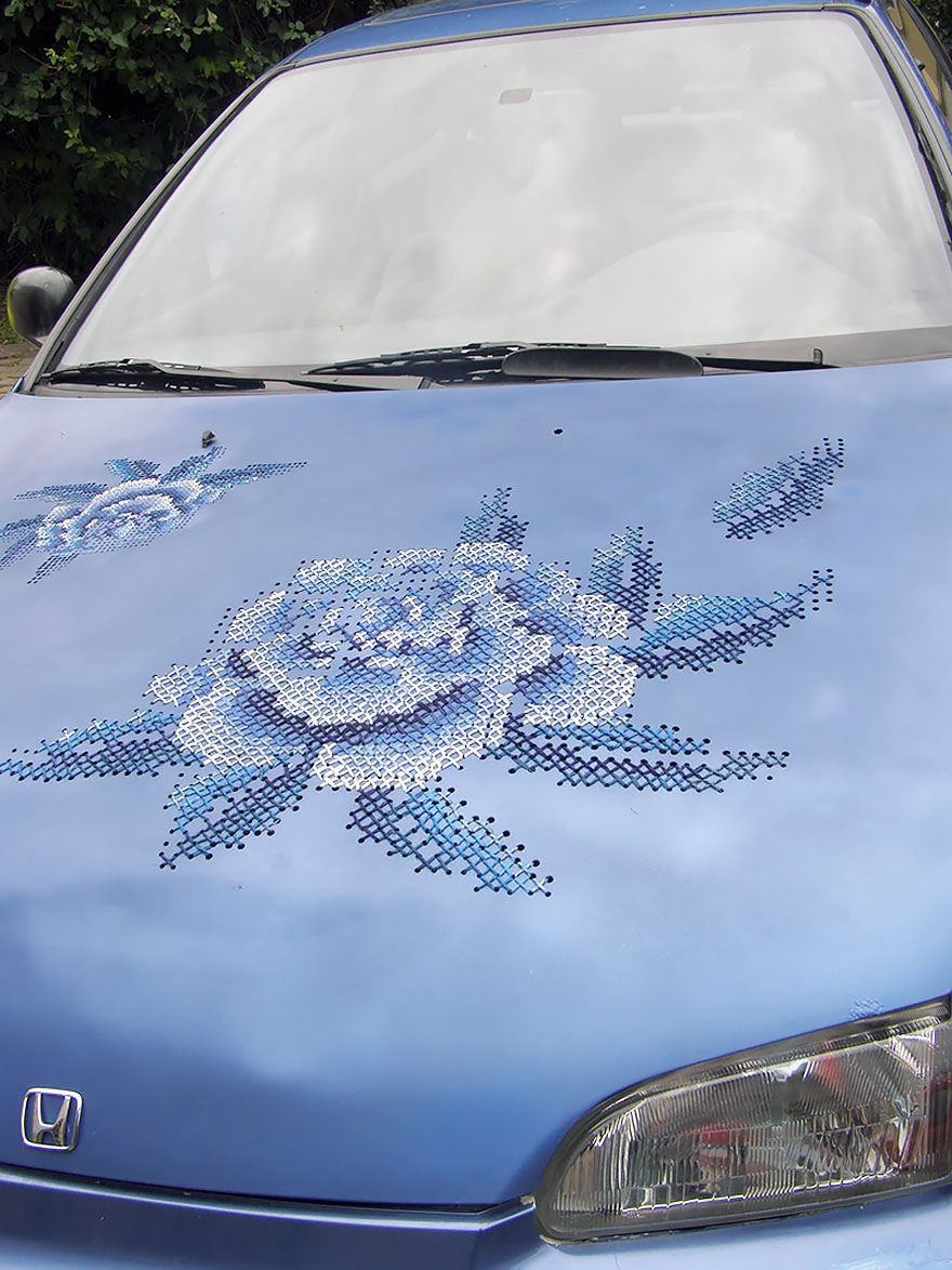 удивительная современная вышивка