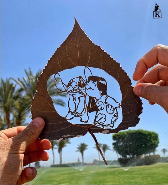 Резьба по листьям - новая форма искусства, которая завораживает 