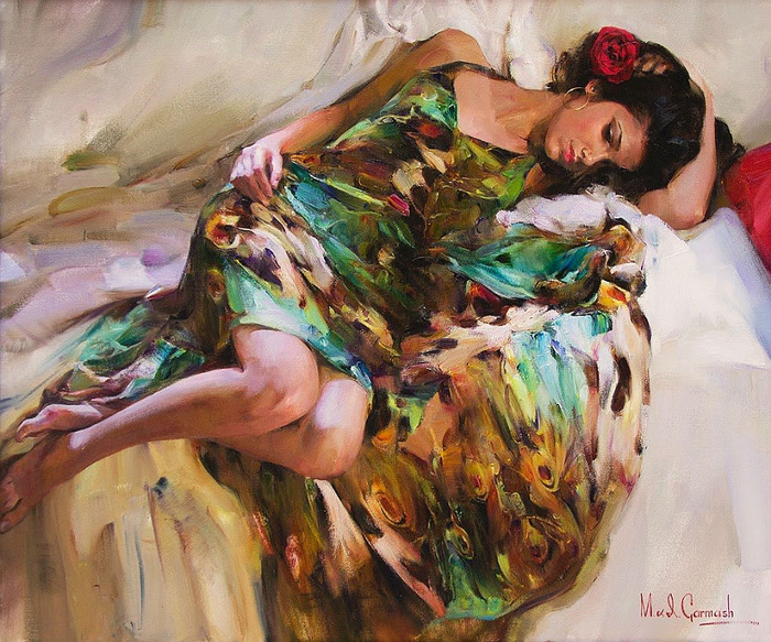 И как её за это не любить..? Michael & Inessa Garmash Живопись