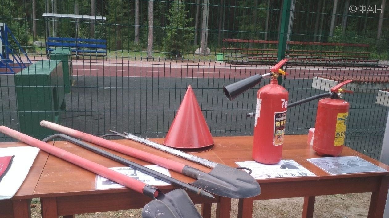 Беглов оценил обучение воспитанников лагеря «Заря» основам пожарной безопасности