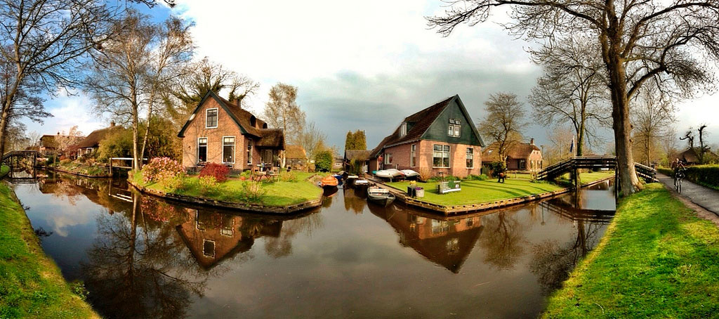 Гитхорн - деревня без дорог, Нидерланды Гитхорн - деревня без дорог, Нидерланды Европа