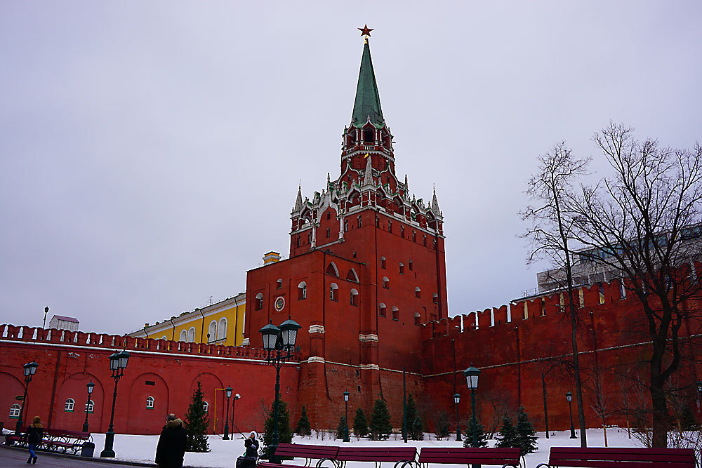 Троицкая башня московского кремля фото на карте кремля