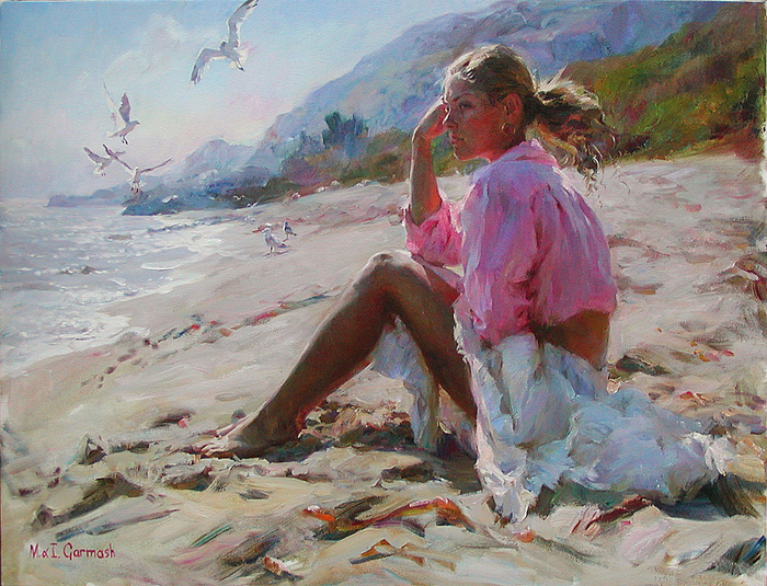 И как её за это не любить..? Michael & Inessa Garmash Живопись