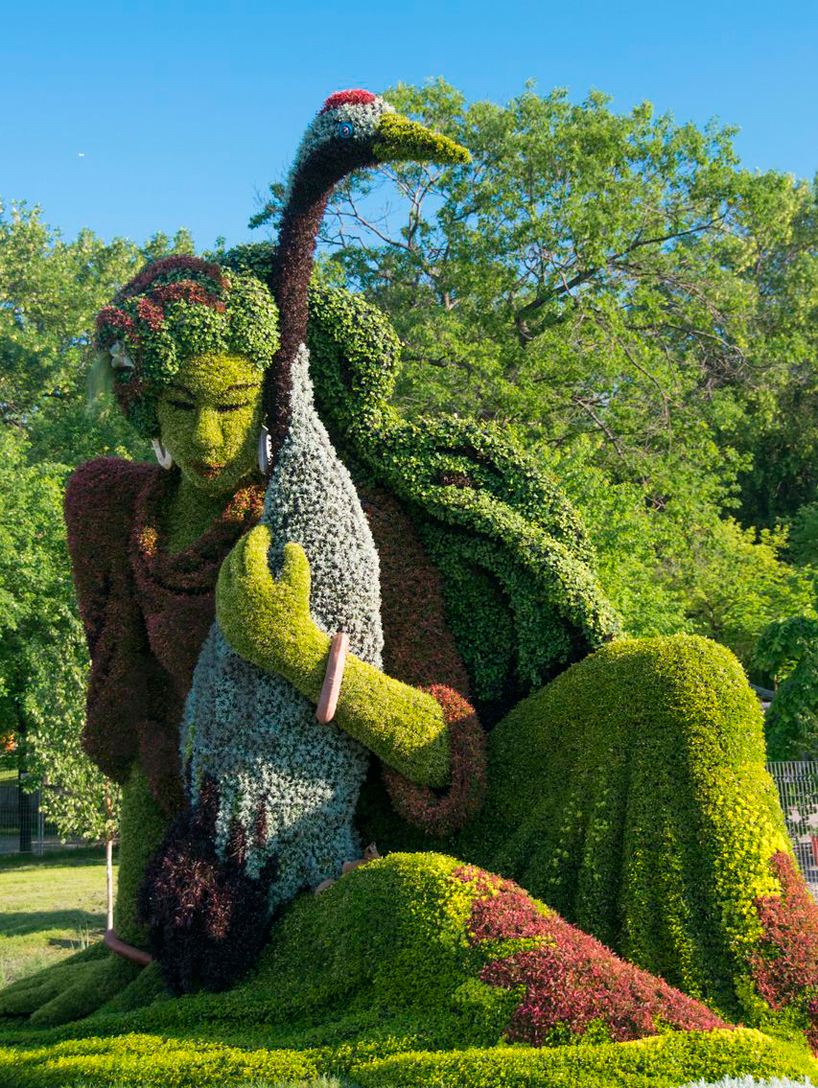 Сказочный ботанический сад в Монреале — оазис, где цветы как часть искусства 